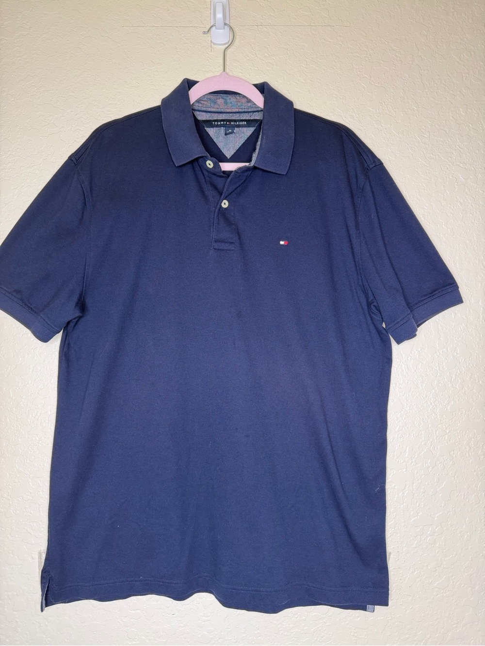 Tommy Hilfiger Classic Navy Polo with Logo